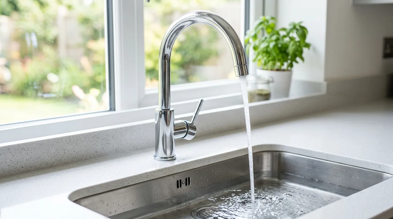 Local Plumbing Master Pros same day plumber fixing a faucet in Stevenson, AL